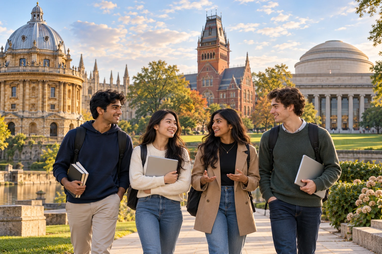 Global Scholars Among Iconic Campuses